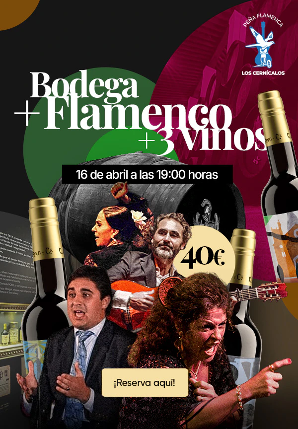 Visita a bodega + espectáculo flamenco - Cayetano del Pino & Cía