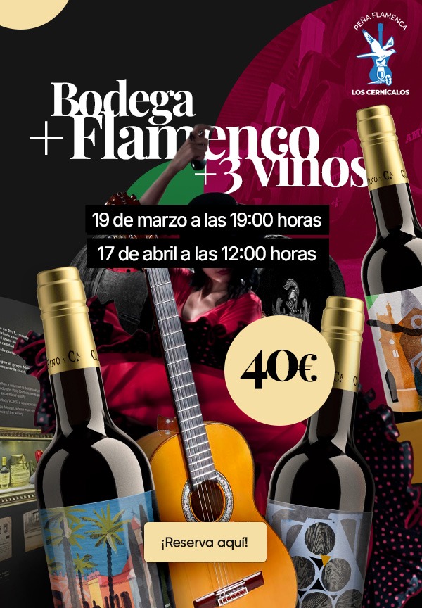 Visita a bodega + espectáculo flamenco - Cayetano del Pino & Cía