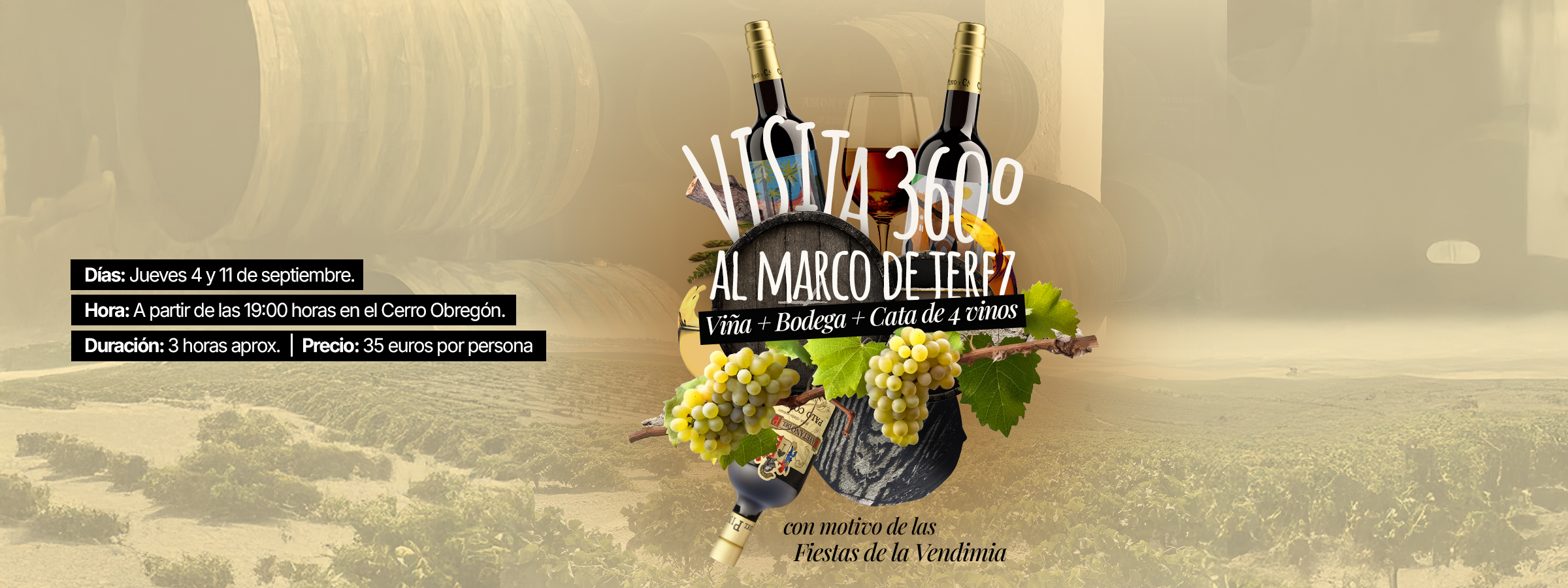 Visita 360º al marco de Jerez - Cayetano del Pino & Cía
